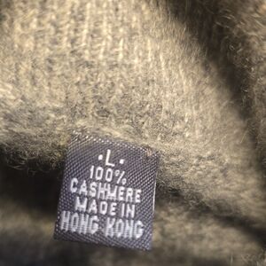 Men's Gray Cashmere Sweater